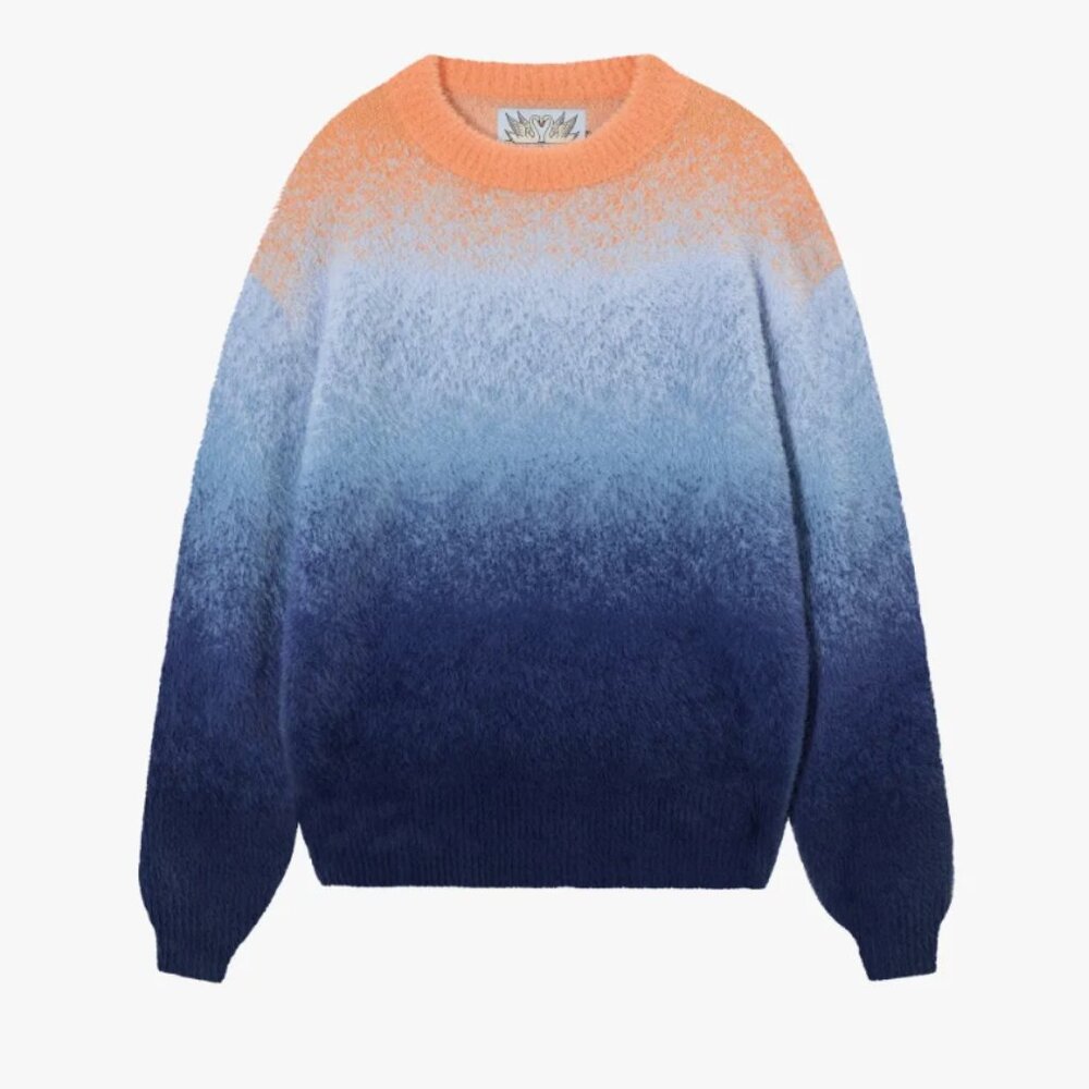 Nude Project Fuzzy Gradient Cozy Knit Sweater